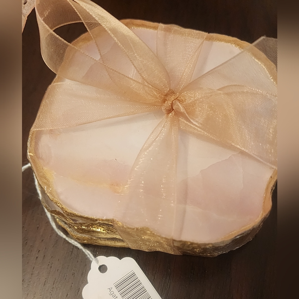 Agate Coaster Set